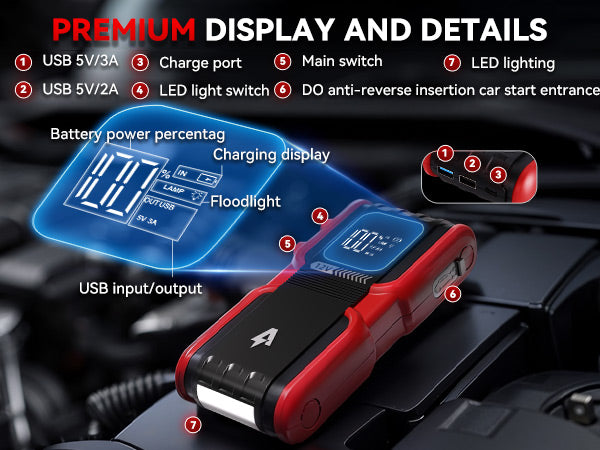 epower-166-jump-starter-2500a-battery-12v-portable-power-quick-charge-premium-display-and-details
