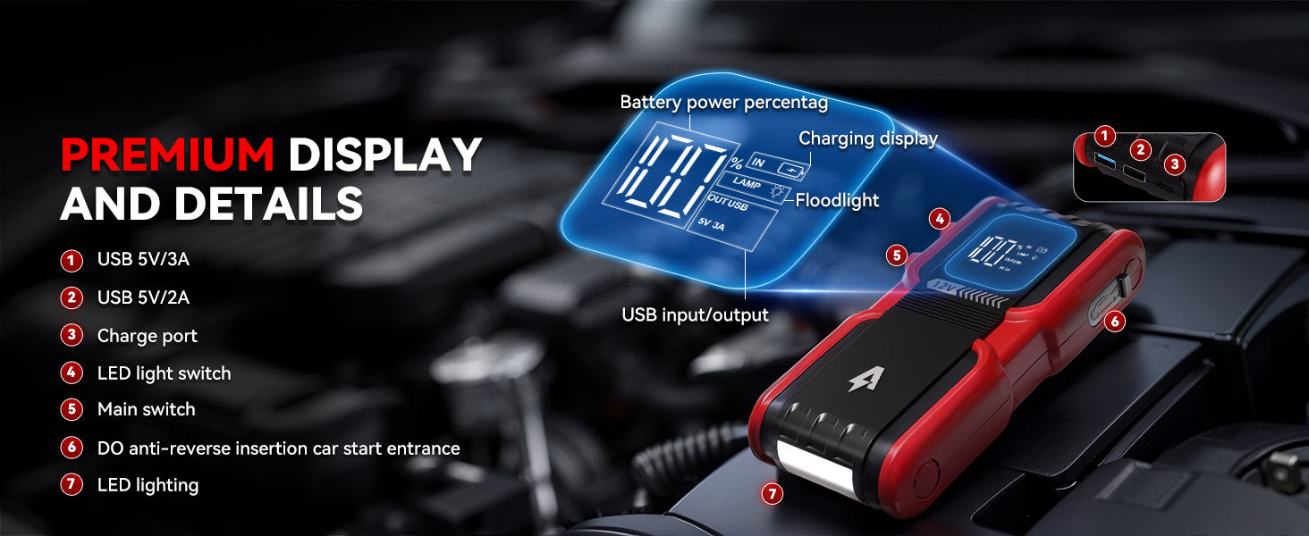 epower-166-jump-starter-2500a-battery-12v-portable-power-quick-charge-premium-display-and-details