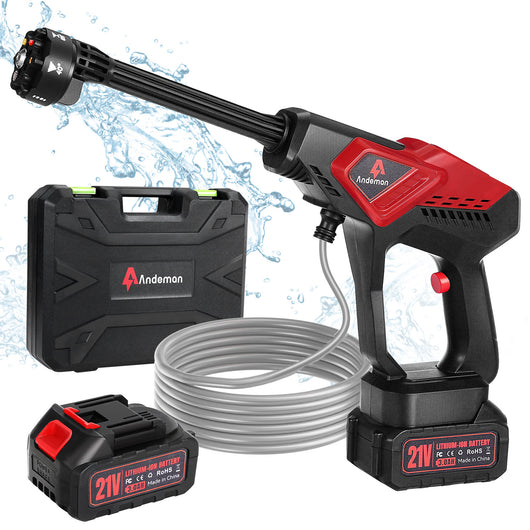 st18-cordless-power-washer-3.0ah-battery-800-psi-front-view